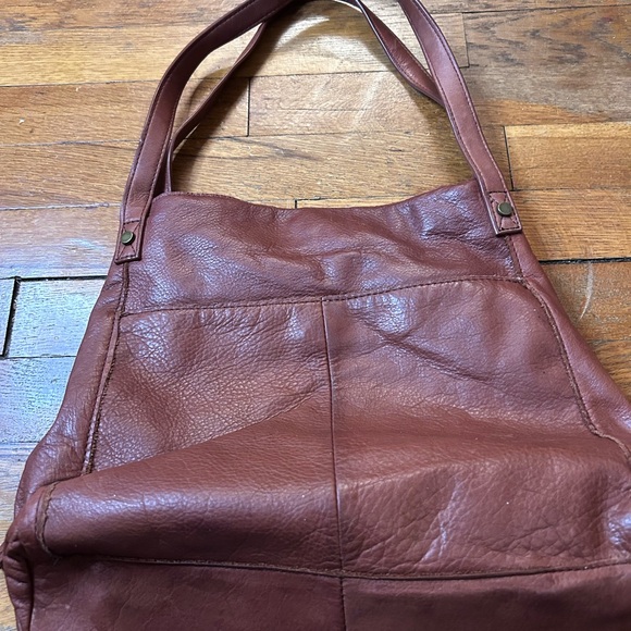 American Leather Women's Rich Brown Hobo Bag - Picture 2 of 8